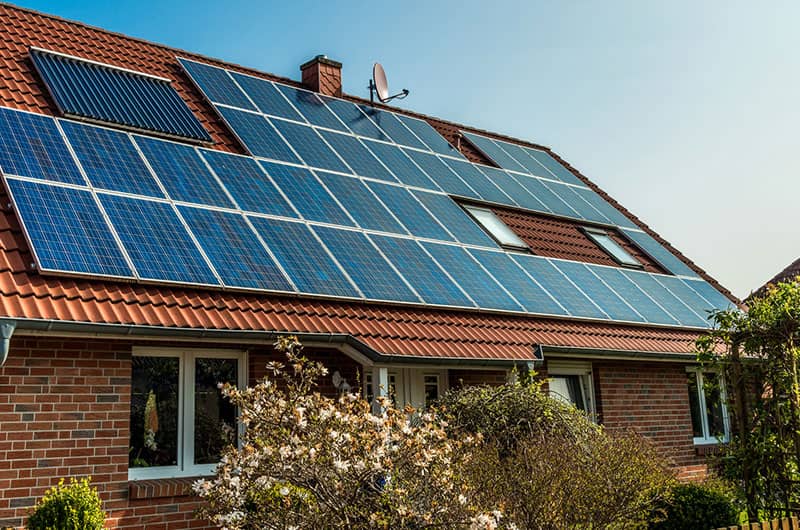 Solarenergie am Privathaus in Köln